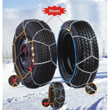 Catene da neve per auto KNS omologate e indispensabili da 20 a 130 varie misure per tutti i tipi di autovetture Catene da neve per auto KNS omologate e indispensabili da 20 a 130 varie misure per tutti i tipi di autovetture