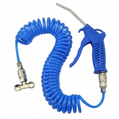 ALLRide Pistola spolveratrice aria 039633 tubo 5 M a bobina spirale pneumatica