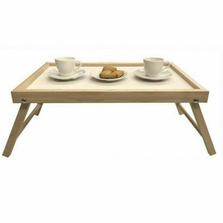 Vassoio da letto Massello di faggio art 512 Made in Italy 50 x 33 x 2h cm