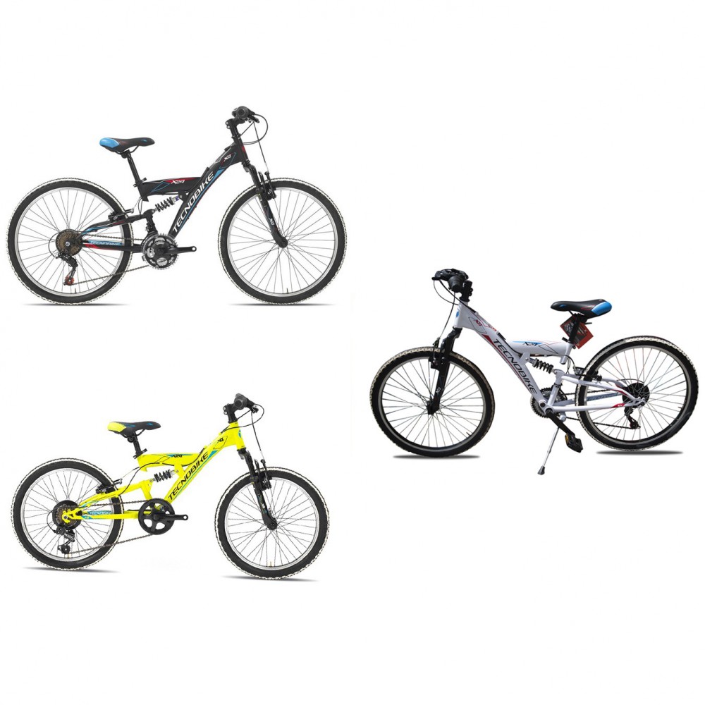 Bicicletta TECNOBIKE NSR 24" modello X4 FULL MTB ART. 721 ammortizzata h34