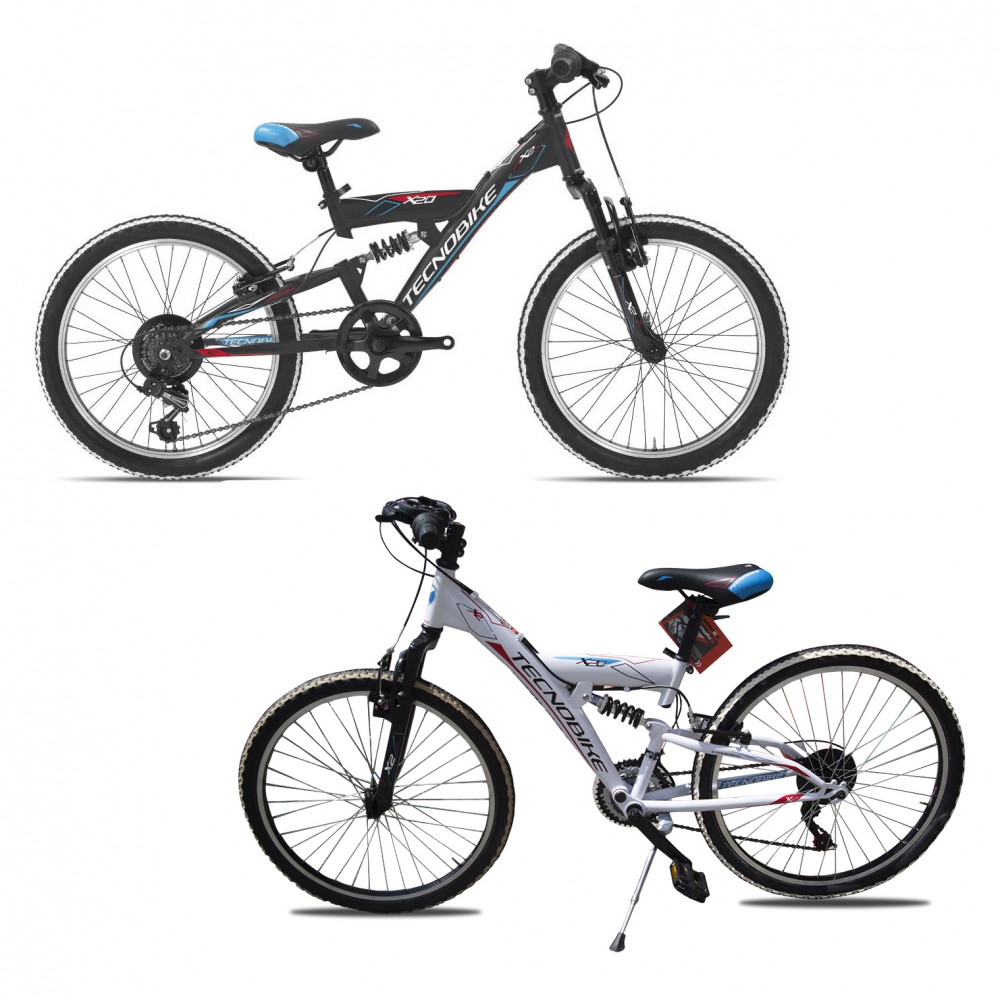 Bicicletta TECNOBIKE NSR 20" modello X2 KID FULL MTB ART 720 ammortizzata h29