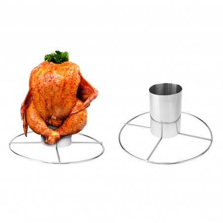 BBQCollection Girarrosto per polli verticale 563497 Chicken Roaster 20 x 10 cm