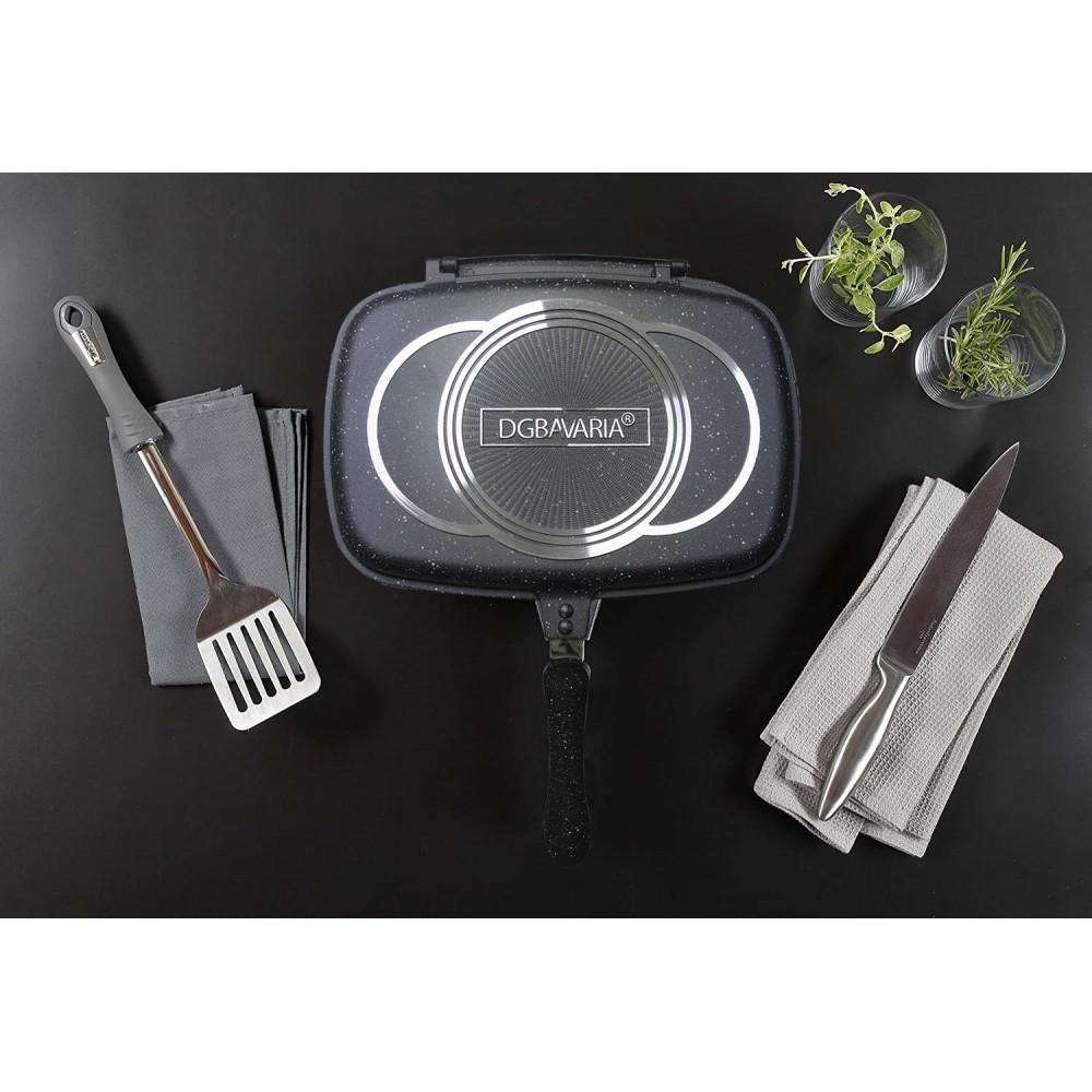 DGBAVARIA Bistecchiera doppia 256004 piastra...