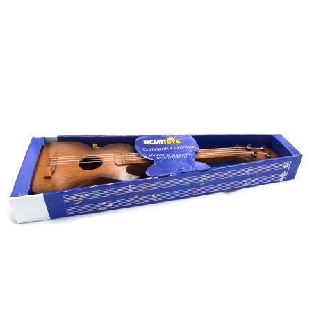 RemiToys Chitarra classica per bambini 082007 marrone chiaro legno 41x17 cm