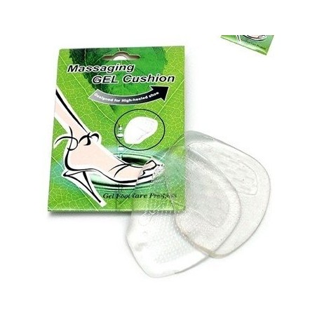 Coppia cuscinetto gel trasparente scarpe calzature tacco