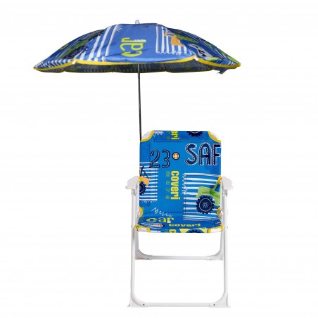 Enrico Coveri 3177190 sedia e ombrellino bambini 38x25x52 Cm spiaggia