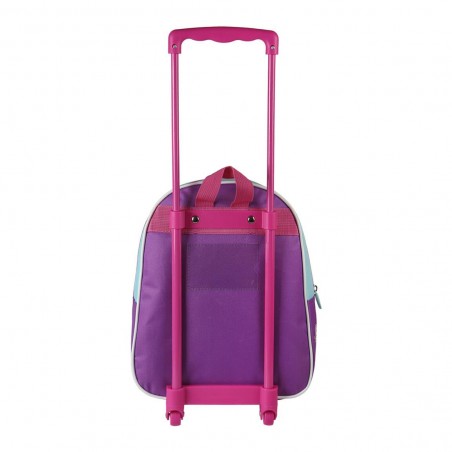 Mini trolley 3D scuola tempo libero 21-1955 shimmer and shine rosa 25x33x10 cm