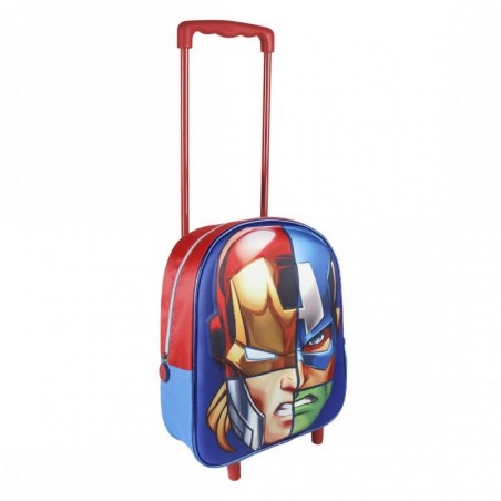 Mini trolley 3D scuola tempo libero 21-2102 Marvel Avengers 25 x 33 x 10 cm