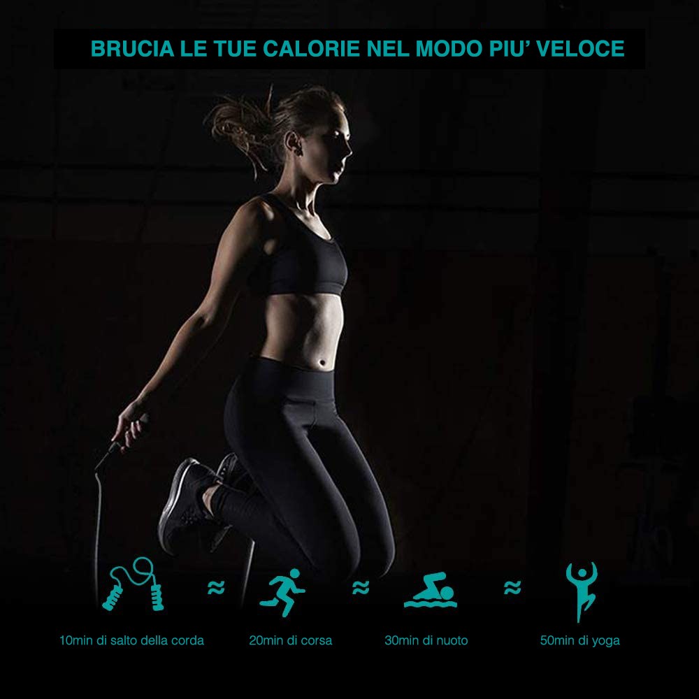 CORDA PER SALTARE 3 M in acciaio verniciato...