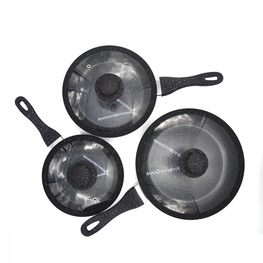 DGBAVARIA set 6 pz padelle e coperchi 120001...