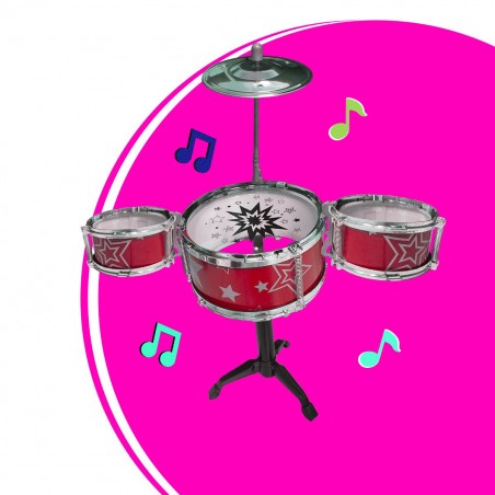 REMITOYS Set Batteria 4 elementi per bambini 258048 da montare 30 cm