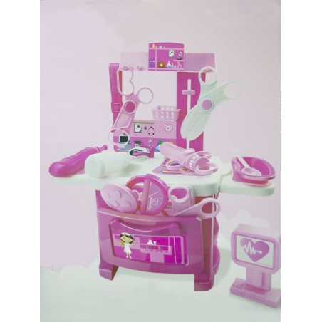 Set dottoressa con accessori 511312 per bambini 28,5x28,5 cm pronto soccorso