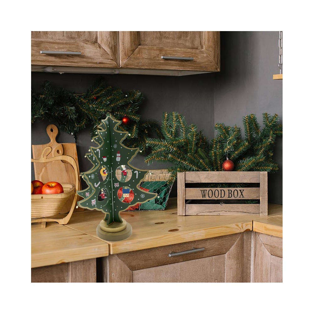 Addobbo natalizio 743535 albero di natale 29 cm...