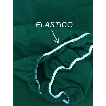 Panno da tavolo per gioco Poker 343926 verde con elastico 140 x 180 cm