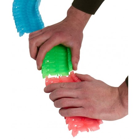 LUMINOUS Track 134pz pista da costruire 459997 incroci e auto che brilla al buio