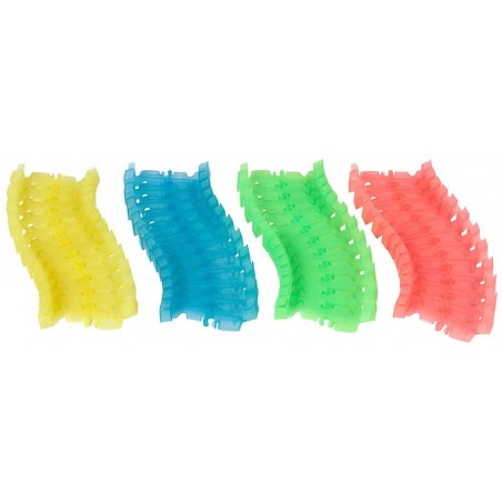 LUMINOUS Track 134pz pista da costruire 459997 incroci e auto che brilla al buio