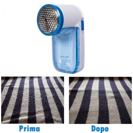 Leva pelucchi e lanuggine a batterie portatile elimina pelucchi per tessuti