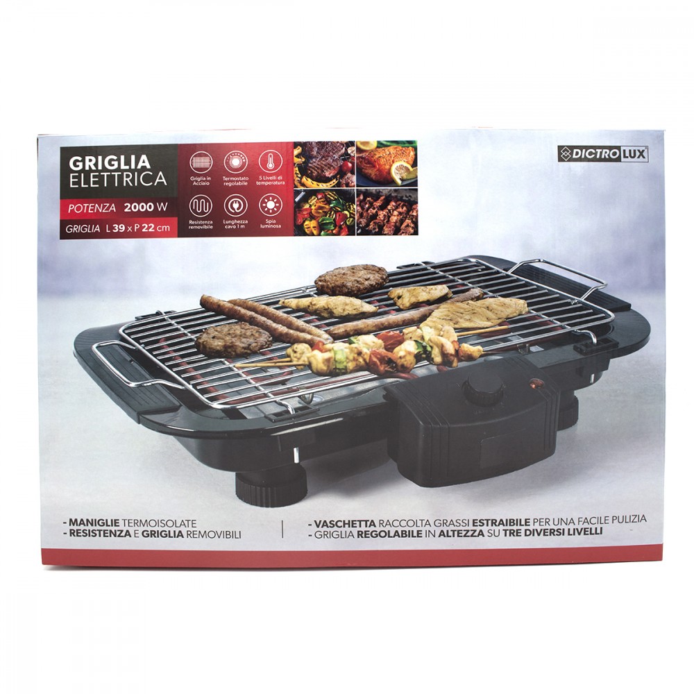 Dictrolux Griglia elettrica 892904 potenza...