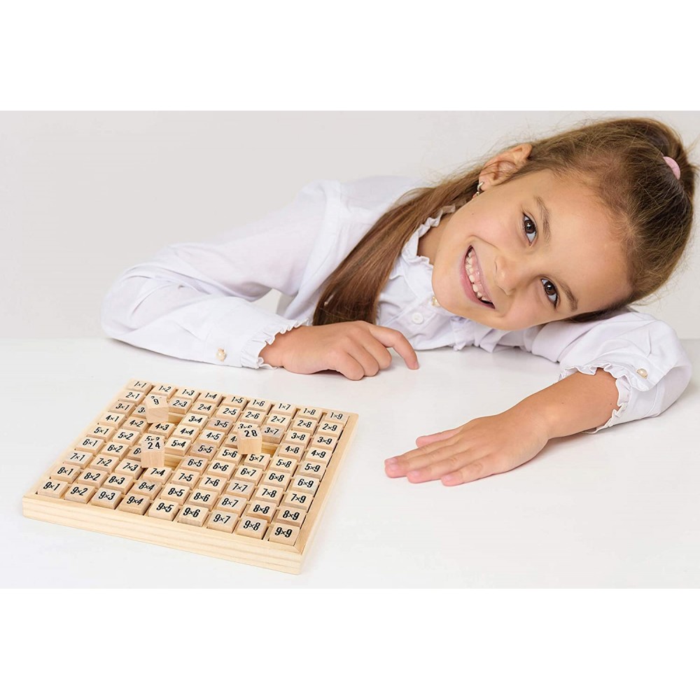 CIGIOKI Impara le tabelline 193532 Gioco legno...