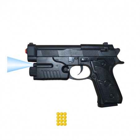 Pistola giocattolo per bambini 285510 Proiettili pallini di 6mm e luce