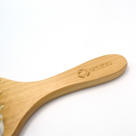 Setablu Spazzola professionale 591700 in legno naturale e gomma 24x8 cm