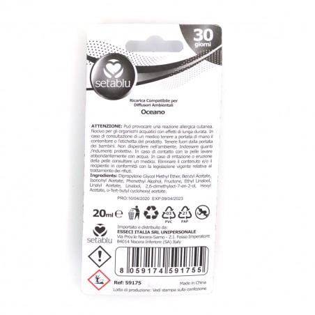 Setablu Aroma oceano 20 Ml compatibile 591755 per diffusori ambientali