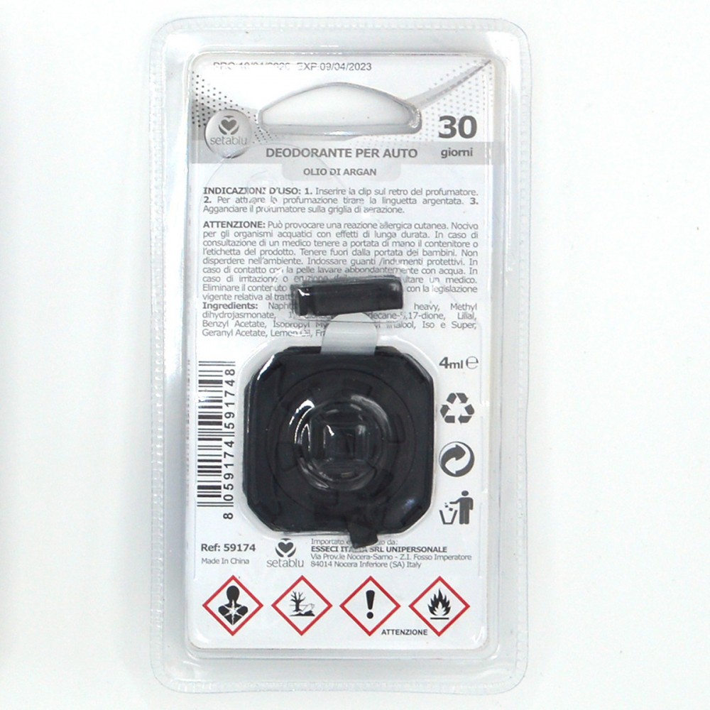 Setablu deodorante per auto 591748 Olio di...