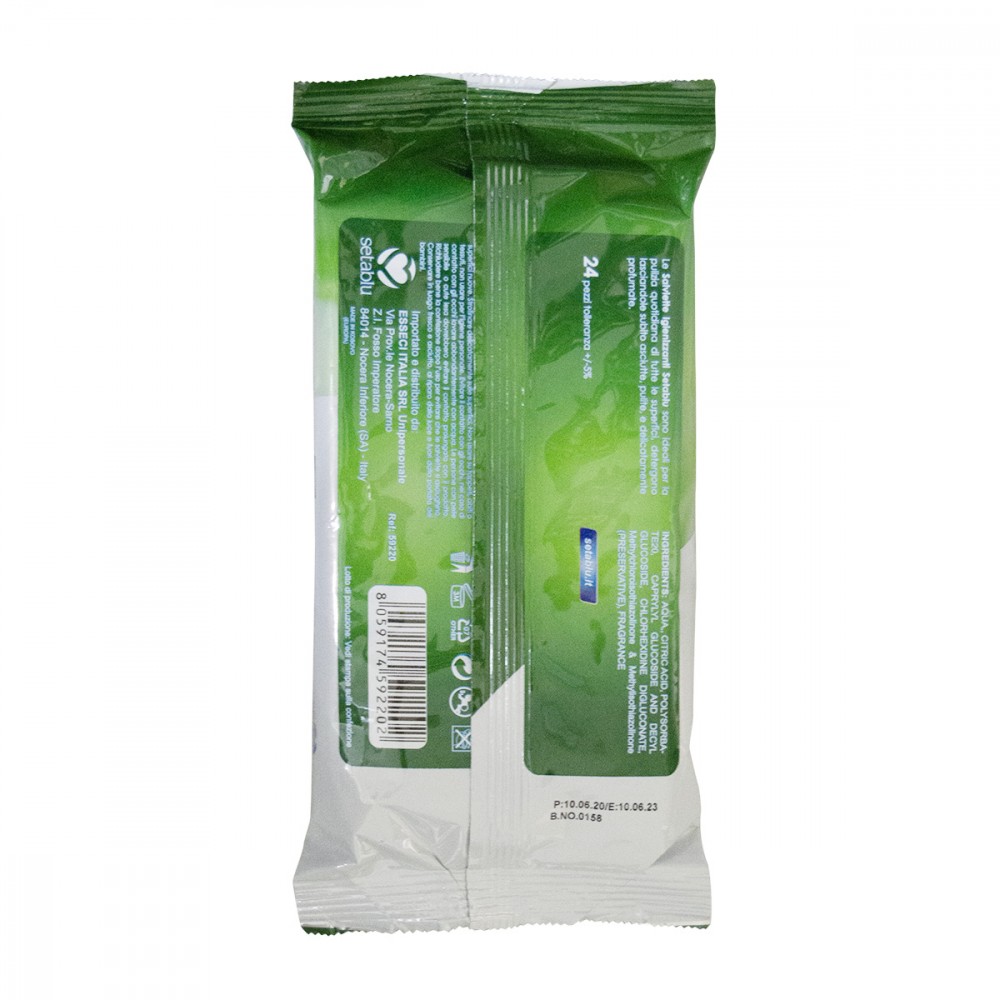 Setablu 24 pz Salviette imbevute igienizzante...