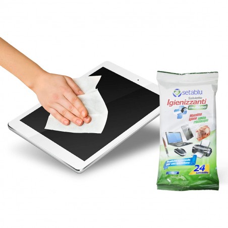 Setablu 24 pz Salviette imbevute igienizzante multiuso 592202 senza risciacquo