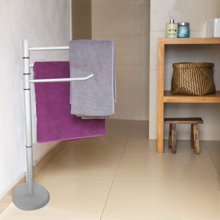 Felicia Porta Asciugamani bagno BIANCO 136007 con 3 bracci 22 x 87 cm toilette