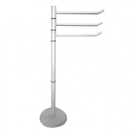 Felicia Porta Asciugamani bagno BIANCO 136007 con 3 bracci 22 x 87 cm toilette