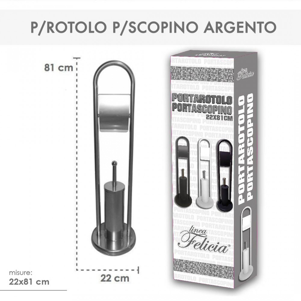 Felicia Porta rotolo - Porta scopino bagno...