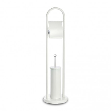 Felicia Porta rotolo - Porta scopino bagno 136008 da 22 x 81 cm BIANCO