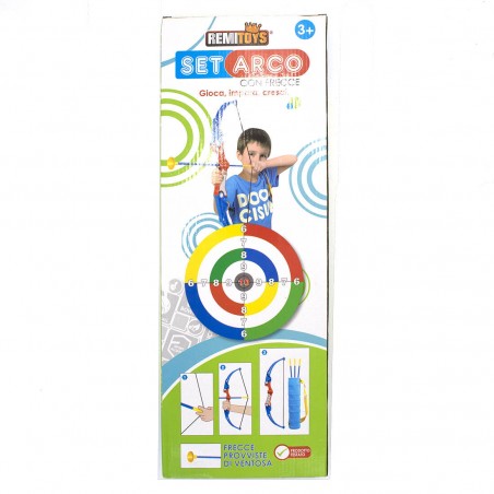 Remitoys Set arco e borsa con tre frecce 258045 giocattolo educativo per bambini