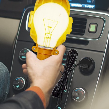 Lampada d'emergenza per auto 643905 con spinotto accendisigari da 35W