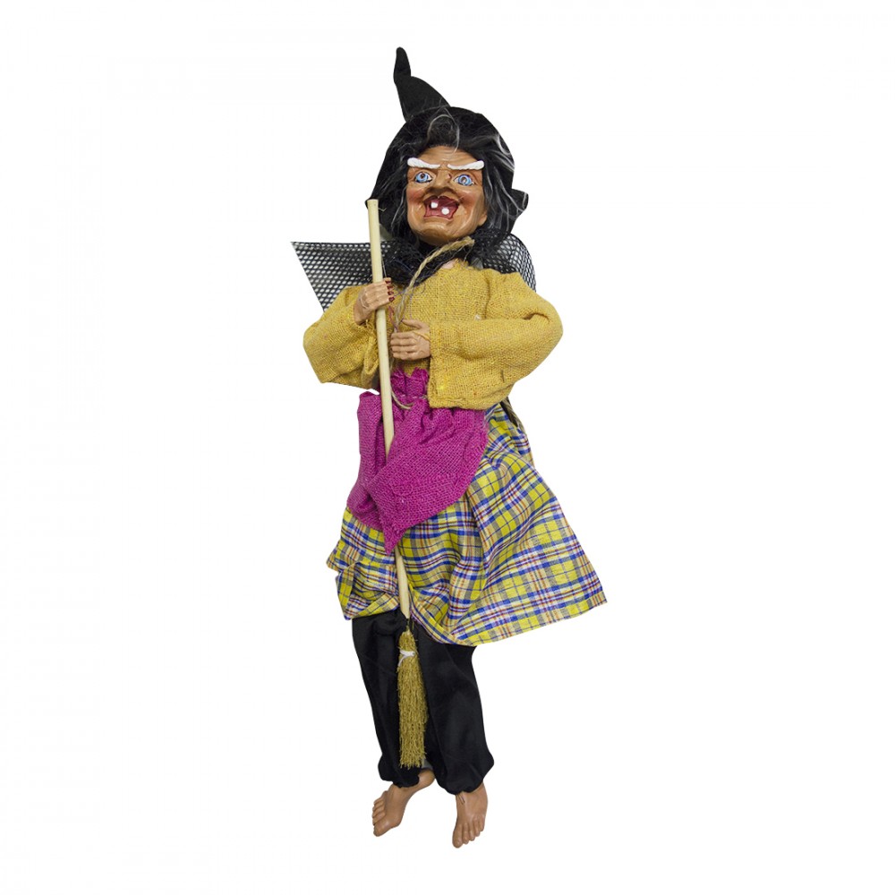 Befana decorazione 535260 con occhi che si...