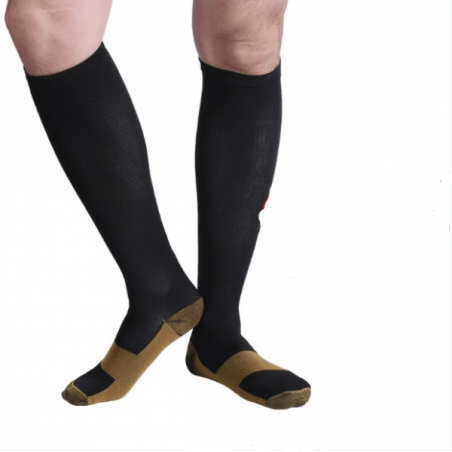 Pack 2 paia di Calzini defaticanti con rame cotone 160207 effetti benefici