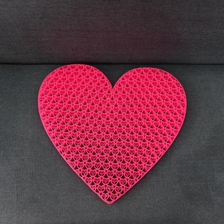 Cuscino a forma di cuore a nido d'ape in gel 210238 multifunzione traspirante