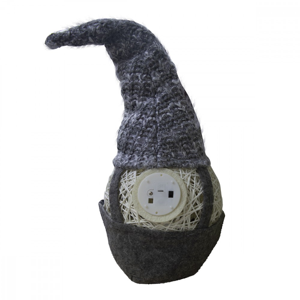 Gnomo grigio di Natale decorazione 308027 con...