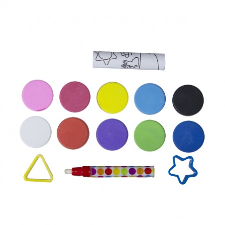 Play Doh & Paint activity set 034843 con forme, pennarelli e vaschette educativo