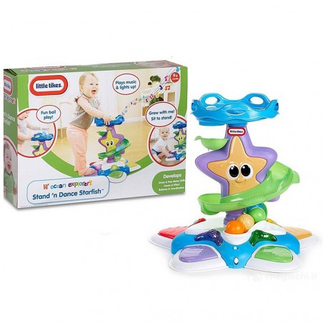 Little Tikes Stella marina colorata 638602 con trastiera alla base e spirale