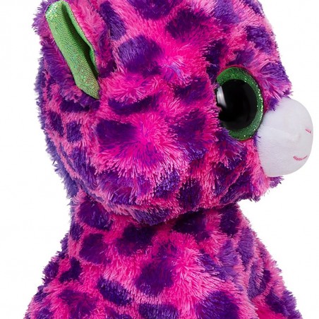 Gilbert coloratissima e pelosa TY giraffa peluche 371426 dagli occhi glitterati