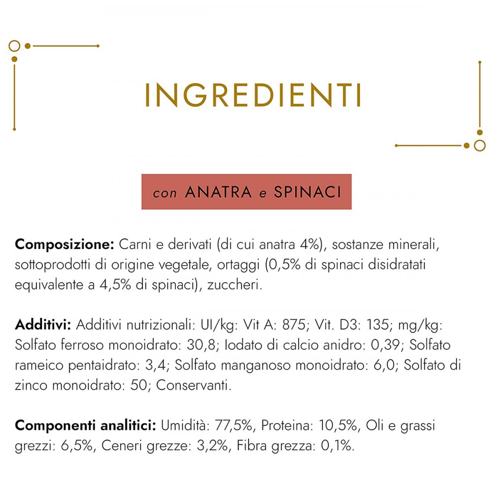 Purina Gourmet gold mousse 046933 con spinaci e...