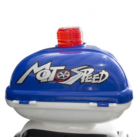 Moto elettrica bambini SPRINT 6V 19560 controllo a pedale luci e suoni