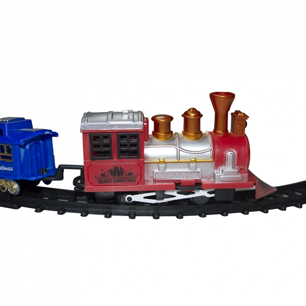 Treno Natalizio e Pista con Puzzle 3D sotto albero 21Pz 258053 lunghezza 250cm