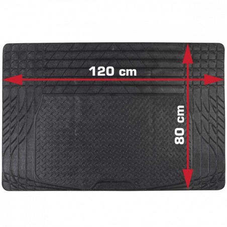Completo Auto PONZA Set 4 Tappetini di Gomma E Vasca Baule per Auto 120x80 cm
