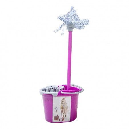 Il mio set pulizia con scopa, paletta e moccio 721026 giochi per bambini