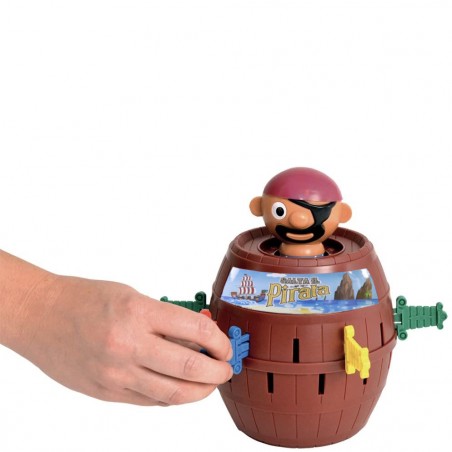Salta il pirata con la botte 100002 gioco per bambini 3 anni + gioco di abilità