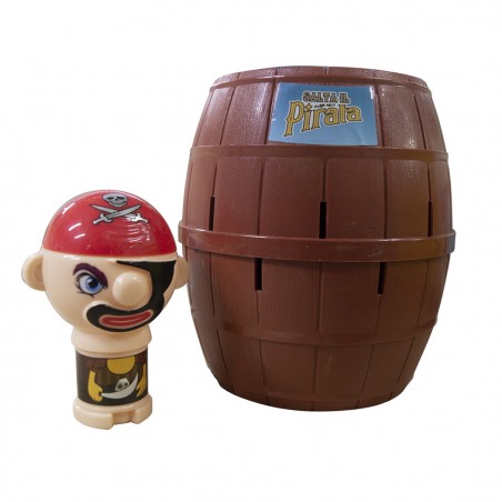 Salta il pirata con la botte 100002 gioco per bambini 3 anni + gioco di abilità