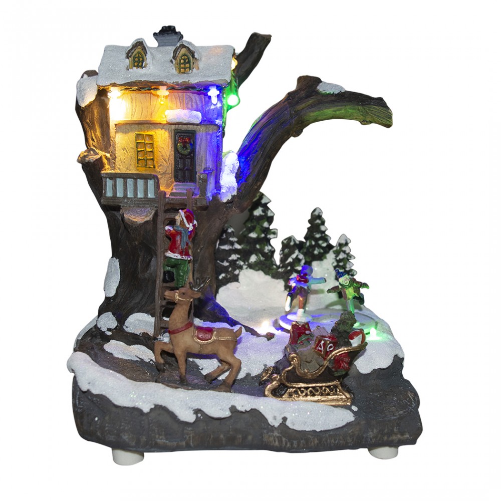 Villaggio natalizio decorazione CASA 361008 con...